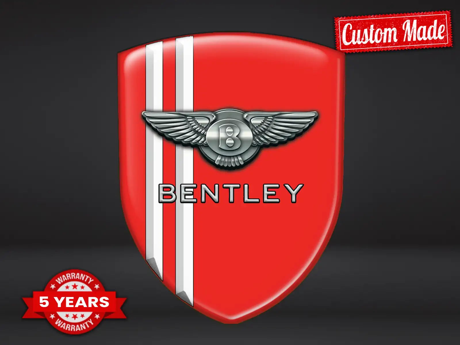 Bentley Logos Silicona Auto Pro Máximo Estilo Moderno